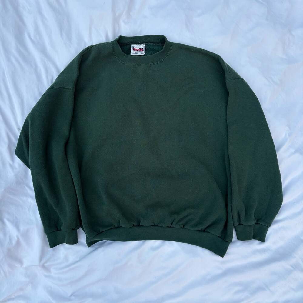 Vintage‎ 90s Brittania by Levi Strauss & Co. Crewneck Sweatshirt Green